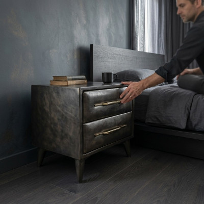 Nuetsdësch Design Dësch Miwwelen Nuetsdëscher Holz Schlofkummer Säitentësch Nei