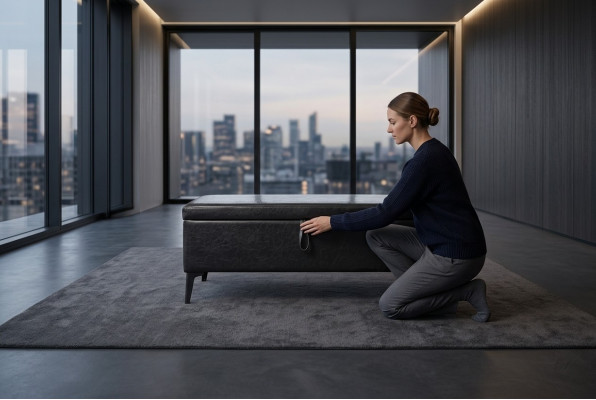 Gepolsterten Hocker Fousshocker Bäistellhocker Ottomane Chaiselongue Sëtzbank