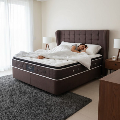 Luxus-Schlofkummer-Bett Duebel-Betten Design Miwwelen Bsetterahmen Hotel