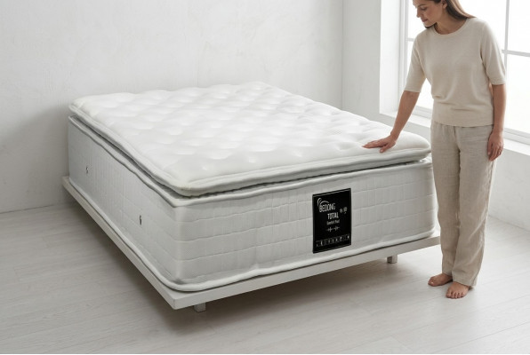 Héichwäerteg Hotel Kingsize Matratz 25cm Extra Déck Matratz 200x200cm