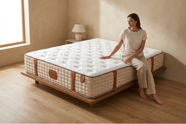 Héichwäerteg Hotelmatrass 25cm Kingsize Extra Déck Matrassen 200x200cm