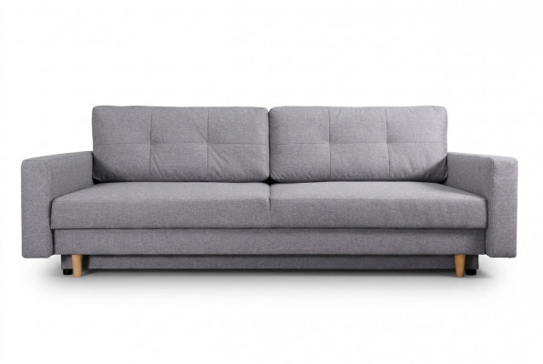 Canapé 3-Sëtzer Grouw Canapéen Stil Luxus Wunnzëmmer Modern Design Polsterstoff Nei