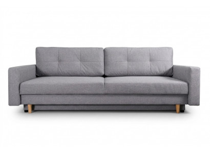 Canapé 3-Sëtzer Grouw Canapéen Stil Luxus Wunnzëmmer Modern Design Polsterstoff Nei