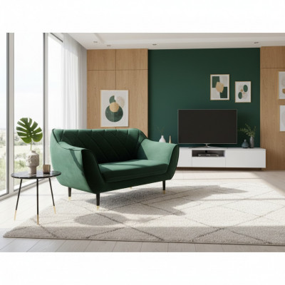 Exquisite ultra komfortabel 2-Sëtzer-Canapé vu europäesche Miwwelproduzenten.