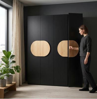 Kleederasch Schief Luxus Holz Schlofkummer Schaf Design Kleederschaf
