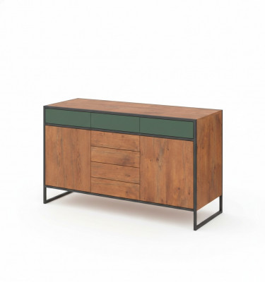 Kommode Braun Elegantes Design Modern Miwwel Schlofkummer Schaf Schéin