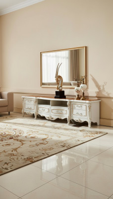 Barock Sideboard Schaf Regal Schief Möbel Fernsehsockel Kommode