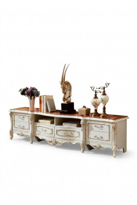 Barock Sideboard Schaf Regal Schief Möbel Fernsehsockel Kommode