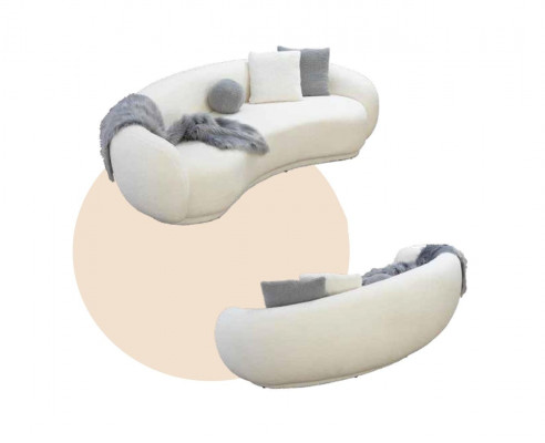 Wunnzëmmer Dräisëtzer Canapé Design Miwwel Ariichtung Polster Canapéen