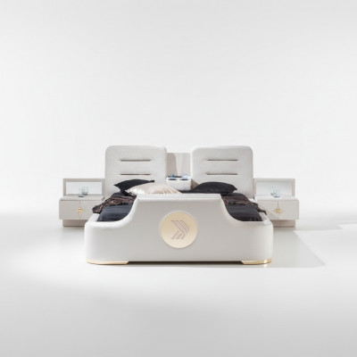 Duebelbett Better Modern Luxus Hocker Multifunktioun Bett Design Samt