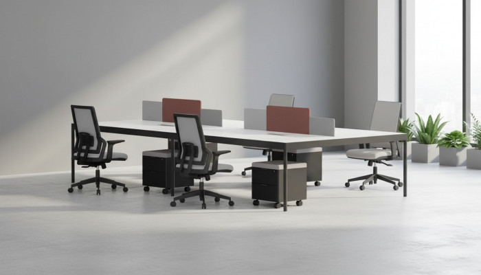 Modernt Groussen Aarbechtspult Büro Miwwel Laptoppult Büroaarbechtsfläch