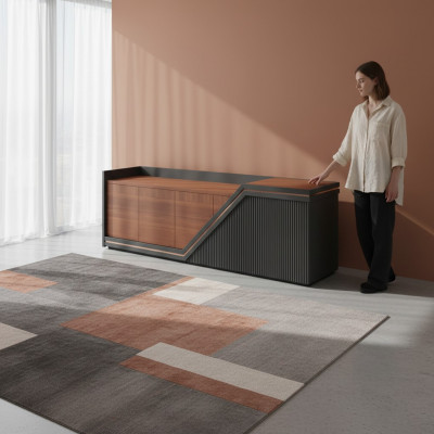 Modern Bërosmöbel Sideboard Kommode Schief Lowboard Luxus Möbel Nei