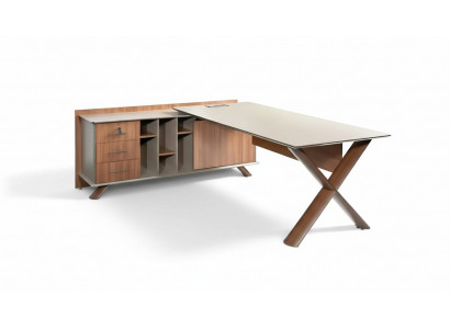 Eckschreibtisch Büro Ariichtung Zëmmer Miwwelen Design Schreifdëscher Miwwelen