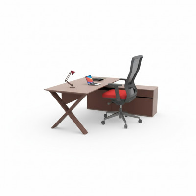 Schreibtisch Bürosmëttel Chefdësch Holzmëttel Designerschreiwarbechtsplaz