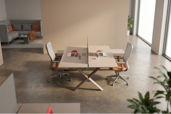 Holzmiwwelen Aarbechtsdësch Büro Dësch Schreifdëscher Modern Büro Ariichtung Nei
