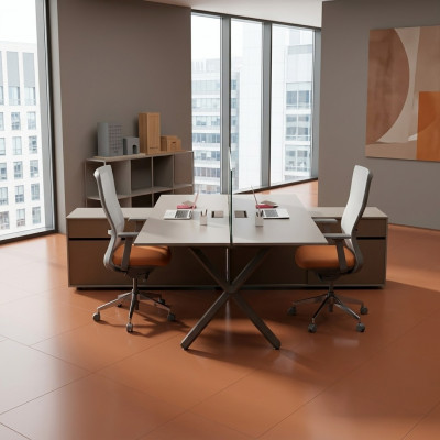 Bürosdëscher Aarbechtsplazemöbel Grouss Aarbechtszëmmer Modern Büro-Miwwelen Holz