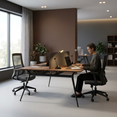 Computerdësch Laptopdësch Bureaudësch Schafplatte Büroaarbechtsplaz