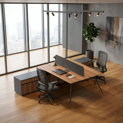 Aarbechtsdësch Laptoptisch Büro-Miwwelen Büroaarbechtsplaz Bürostatioun Hozmiwwelen