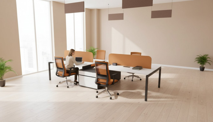 Aarbechtsdësch Grupp Büro Miwwelen Aarbechtsdësch Schreifdëschmiwwelen fir Computer