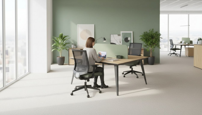 Büromiwwelen Aarbechtsdëscher Modern Schrëftmiwwelen Eckscrëifter Holz
