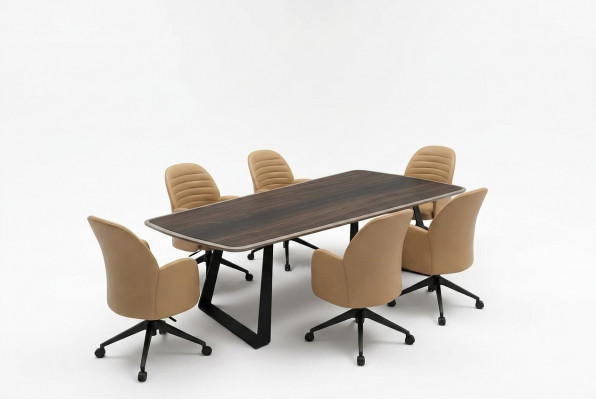 Bürosmoebelen Dëscher Design Versammlungs Konferenzdëscher Ariichtung Dësch