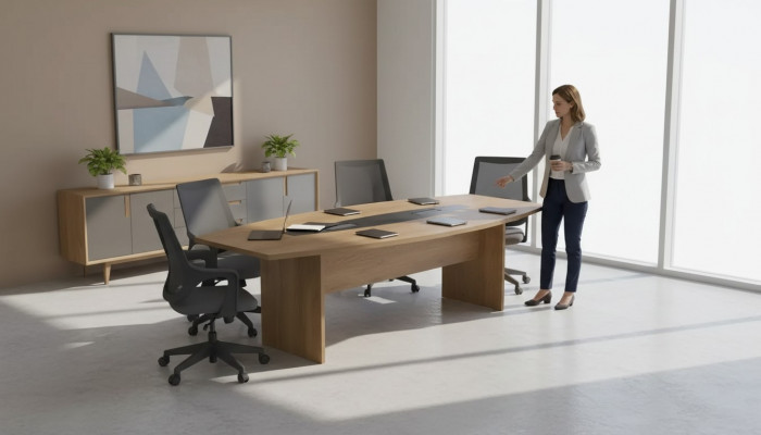 Groussen Bürodesk Bespriechungsdëscher Konferenzmiwwelen Büroausstattung Design