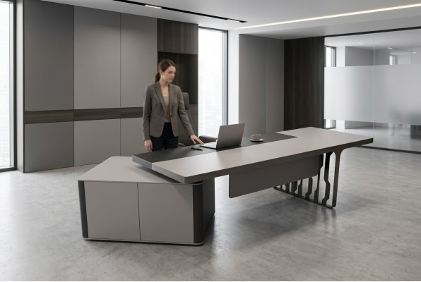 Modernen Schreibtisch Büroausstattung Aarbechtszëmmersmiwwel Bürosdësch Gro.