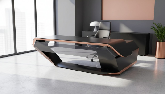 Luxus Büro Schreifdësch Designer Dësch Aarbechtsmiwwel Schreifdëschmiwwel