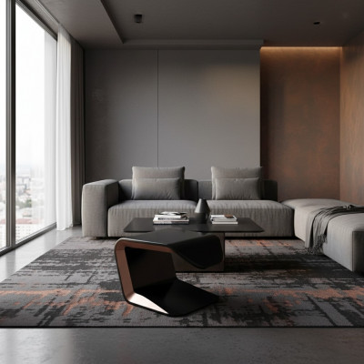 Designer Modern Couchdësch Dësch Büroariichtung Aarbechtszëmmer Holzmiwwelen