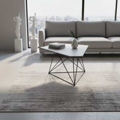 Moderne Couchtable Beistelltëscher Aarbechtszëmmermiwwelen Design Wäiss Nei