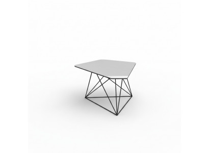 Moderne Couchtable Beistelltëscher Aarbechtszëmmermiwwelen Design Wäiss Nei