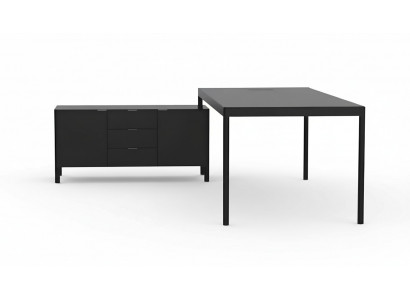 Eckschreifdësch Aarbecht Schreif Büro Dësch Luxus Klass Designer Miwwelen Dëscher