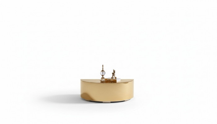 Wäiss Canapéset 3+1 Sëtzer Designer Ronnen Glas Déco-Tafel 3-Teile Set