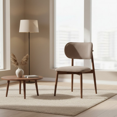 Iesszëmmerstull Stull Set Fauteuil Polster Holz Still Hotel Royal