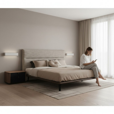 Modern Loft Design Schlofzëmmer Bett Design Luxus Better Polster Stil Miwwelen Nei gro