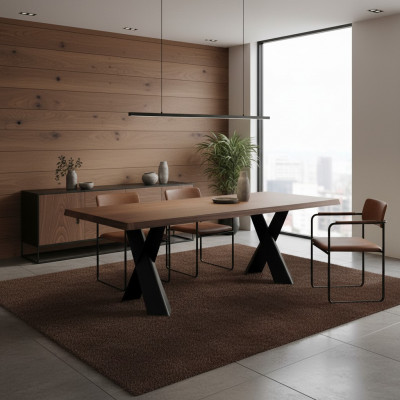 Iessdësch Dësch Holz Miwwelen Design Iesszëmmer Dëscher Design Holzdësch 220x100cm