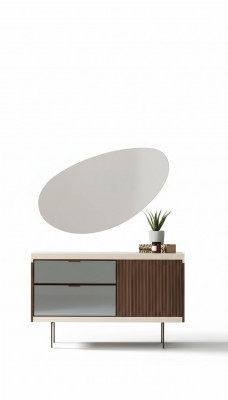Schlofkummer Konsole Schranken Luxus Holz Mat Glas Modern Design