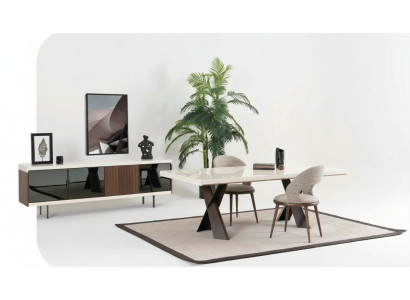 Iessdësch 4x Still Sideboard Grupp Iesszëmmer Garnitur 6tlg. Set Miwwelen