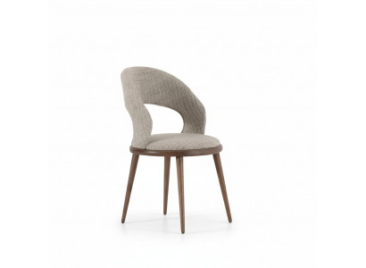Iesszëmmer Still Holz Textil Luxus Polster Miwwelen Stil Modern gro