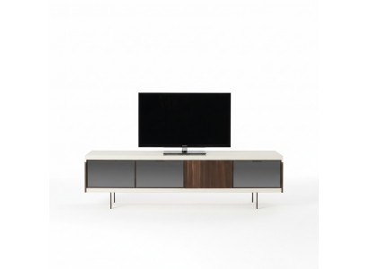 Lowboard RTV Regal Sideboard RTV Design Luxus Holz Wäiss Miwwelen 225cm