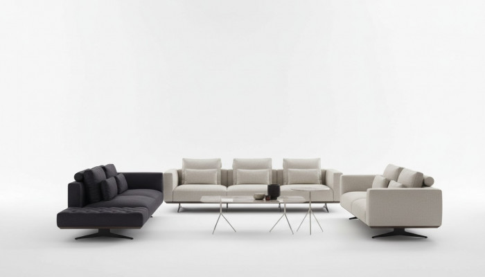 Soffagarnitur 4 3 1 Textil Designer 2x Couchtisch Soffa Couch Polster 5tlg.