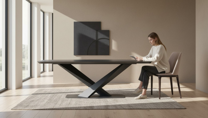 Ergonomesche Komfortstull aus Naturholz vun europäesche Miwwelfabrikanten