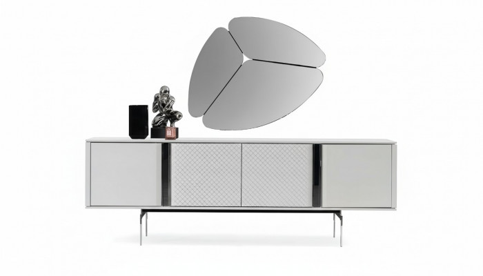 Moderne Wunnzëmmer Spigel Kommode Schaf Edel Design Luxus nei Gro 2tlg.