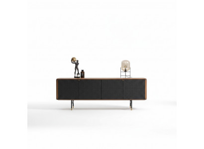Wunnzëmmer Kredenz brongen Luxus Stil modernen Holz Sideboard Loft 228cm