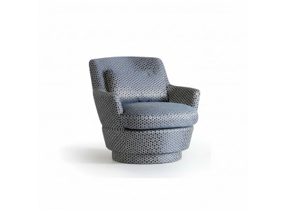 Luxus Still Designt Miwwelen Holz mat Textil Einsëtzer Canapé Lounge Club