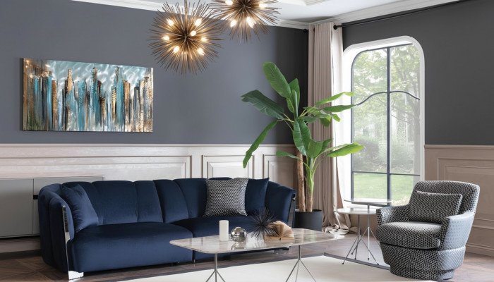 Sofagarnitur 4+1 Sëtz Couchtisch Sofa Sessel Sëtz Luxus Set 3 Stéck nei