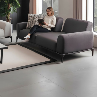 Canapé 3-Platzer Braun Canapé Stil Luxus Wunnzëmmer Modernen Design Polster