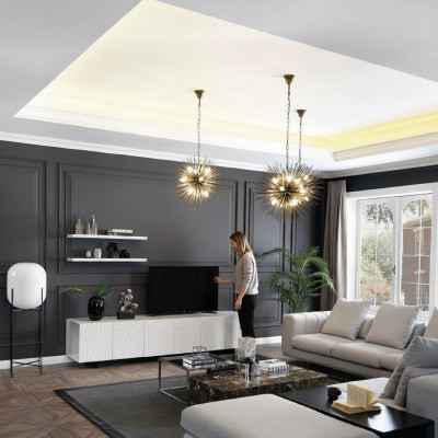 Luxus-Sideboard fir Fernseher TV Fernsehschaf Wohnzimmer Schiefen