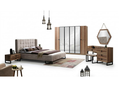 Elegant minimalistes italienes Design-Schlofzëmmermiwwel-Set