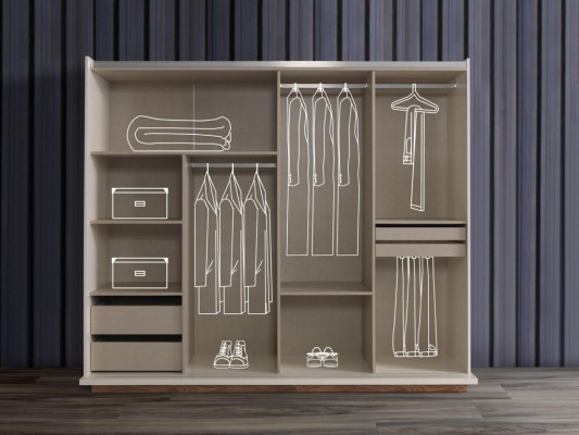 Elegant Schlofzëmmer-Set am luxuriéiseche Design mat prächteger Musteren